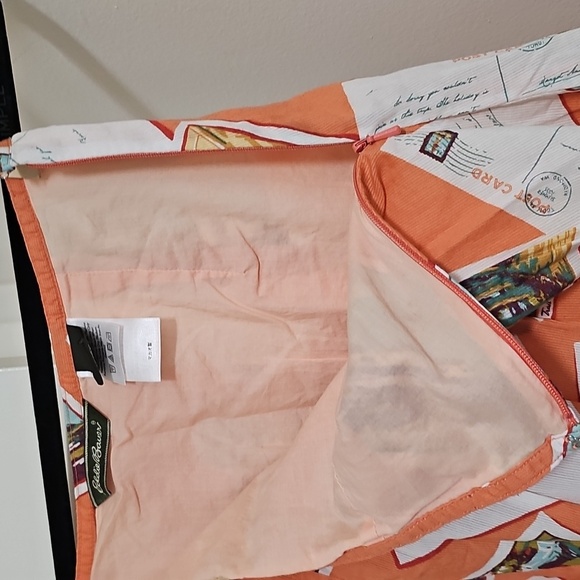 Eddie Bauer Postcard Print Skirt Size 8 - Picture 9 of 9